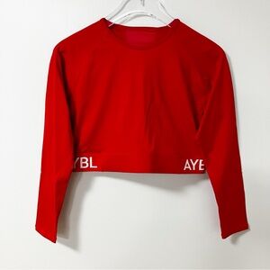AYBL | Red Balance V2 Crop Top XL